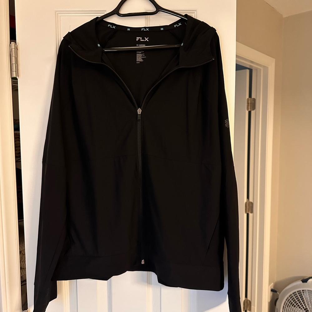 FLX Men's Black Performance Jacket